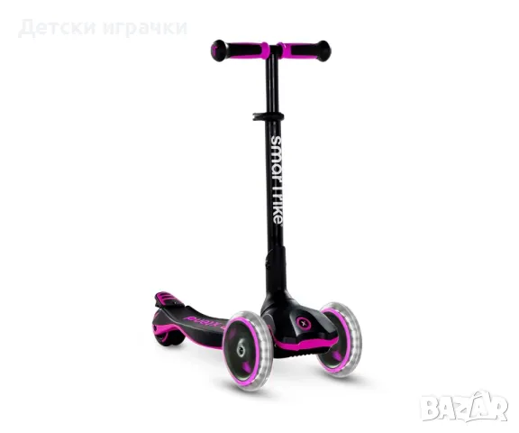 Тротинетка Scooter smarTrike Xtend разтегаема и сгъваема, розов/ син/ зелен/ оранжев, снимка 7 - Скутери и тротинетки - 50088903