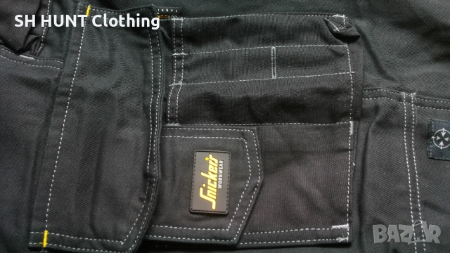 Snickers 3235 High-Vis Cotton Holster Pocket Work Trousers размер 46 / S работен панталон W4-266, снимка 7 - Панталони - 52075647