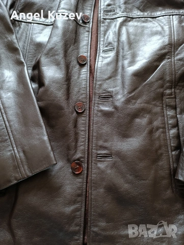 Мъжко кожено яке TCM (Естествена кожа) – Размер M/L – КАТО НОВО!, снимка 3 - Якета - 53574242