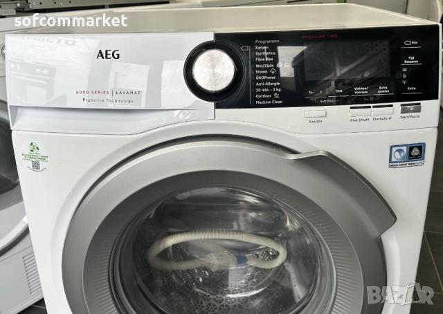 Пералня AEG ProSence 6000, 7 kg, 1600 об/min, AEG L6FBP763I, снимка 3 - Перални - 52623172