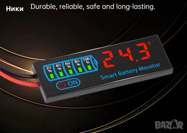 Индикатор за нивото на батерията, снимка 3 - Друга електроника - 49832411