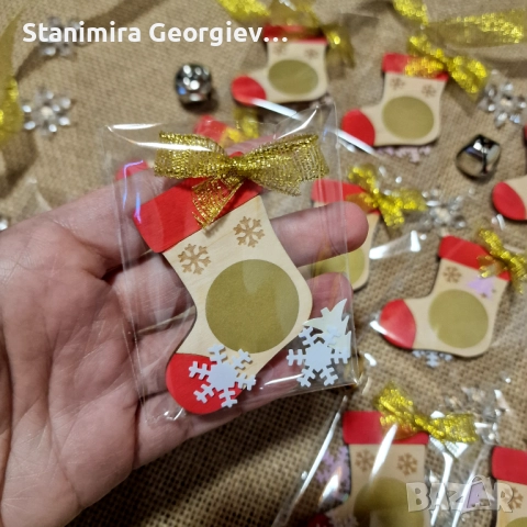 Дървени търкащи късмети за баница, снимка 4 - Декорация за дома - 52347527