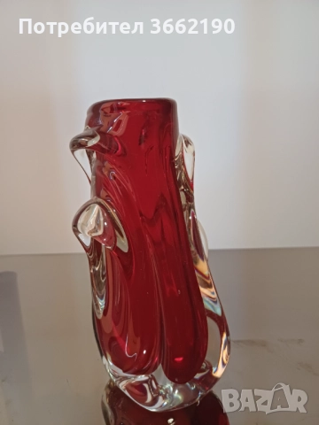 Ваза Мурано, снимка 2 - Вази - 52777815
