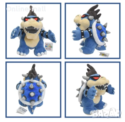 Плюшена играчка Дракон Супер Марио Super Mario, 30см, снимка 2 - Плюшени играчки - 50492098