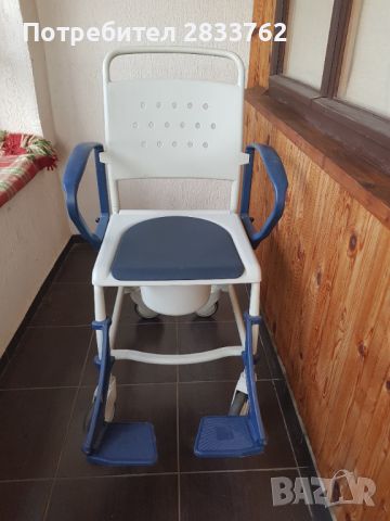 Комбиниран стол за тоалет и баня, снимка 1 - Тоалетни столове - 46278353