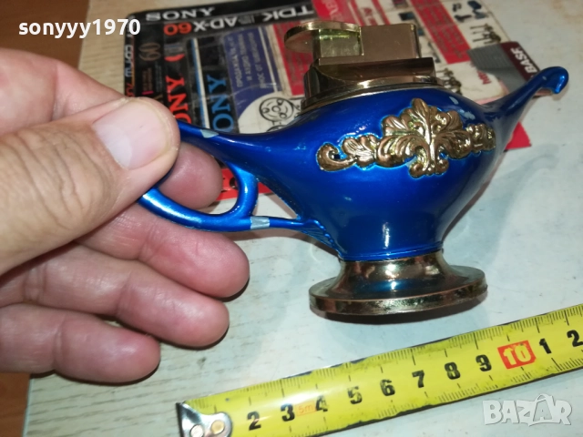 МЕТАЛНА ЗАПАЛКА-ЛАМПАТА НА АЛАДИН-ВНОС SWISS 2109251255, снимка 11 - Колекции - 51785358