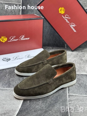 Loro Piana мъжки мокасини естествена кожа, снимка 4 - Мокасини - 51815630
