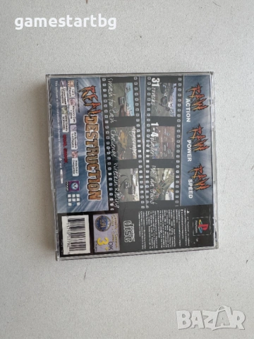 Destruction Derby Raw за PS1, снимка 3 - Игри за PlayStation - 54256415