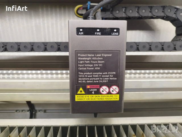 Продавам диоден лазер за рязане и гравиране – 600×900 мм , снимка 3 - Друга електроника - 53848337