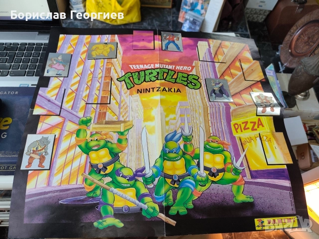 Албум на Панини Костенурките нинджа Panini 1990 г, снимка 7 - Колекции - 52810966