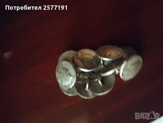 сребърни копчета , снимка 5 - Антикварни и старинни предмети - 45697576