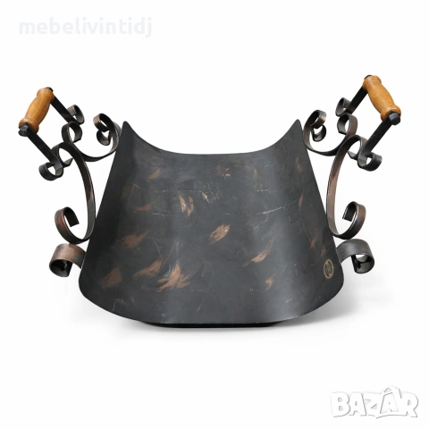 Стилна поставка на марката ,,exclusiv BIC Hamburg" за дърва, снимка 2 - Камини - 53557728