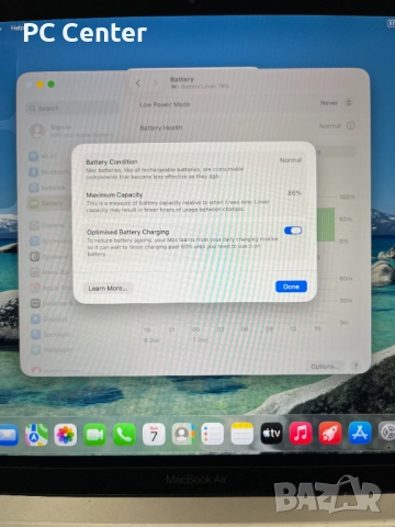 Лаптоп Apple MacBook M1, 8GB ram, 128GB SSD, снимка 5 - Лаптопи за работа - 52684502