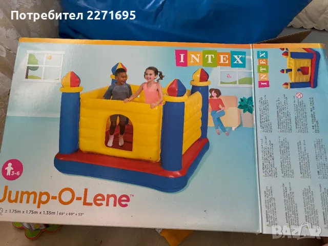 Надуваем замък Jump-O-Lene Castle Bouncer, снимка 1 - Надуваеми играчки - 48918663