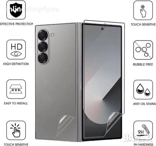 5D Hydrogel / Хидрогел Протектор за дисплей или гръб за Samsung Z Fold7, снимка 2 - Фолия, протектори - 51461917