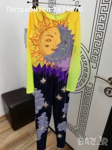 Трико за художествена гимнастика, акробатика за момиче 11-12 години