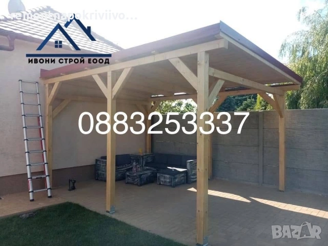 Ремонт и изграждане на нови покриви, изграждане на навеси, гаражи и беседки, снимка 9 - Ремонти на покриви - 53494333