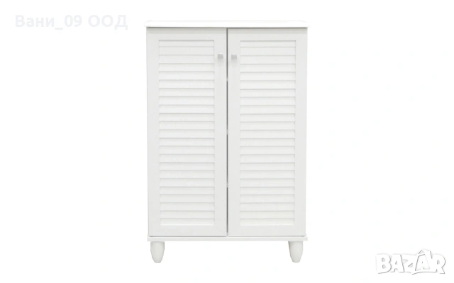 Красив шкаф за обувки в бял цвят , снимка 3 - Шкафове - 53198529