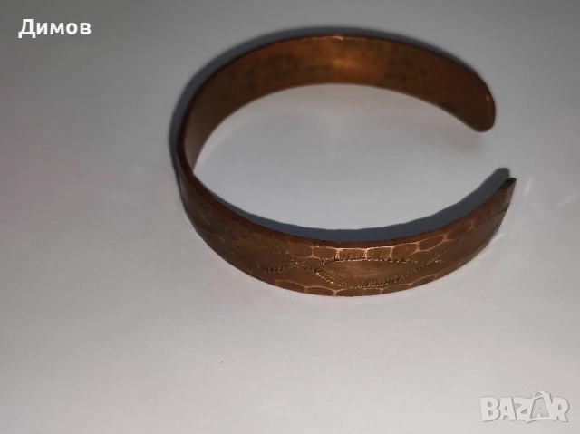 Медна гривна Браслет , снимка 4 - Гривни - 52705266