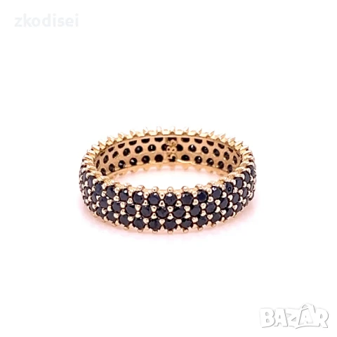 Златен дамски пръстен 2,33гр. размер:51 14кр. проба:585 модел:33717-5