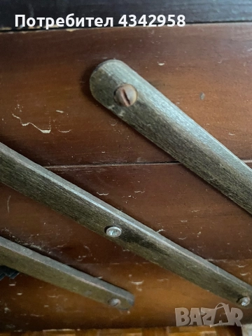 Ретро дървена кутия за шивашки принадлежности 1950г. Германия., снимка 3 - Антикварни и старинни предмети - 51457788