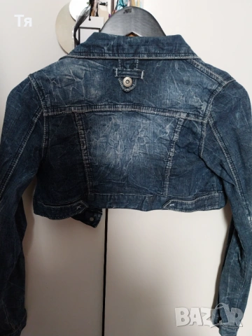 Късо дънково якенце, снимка 2 - Якета - 53520451