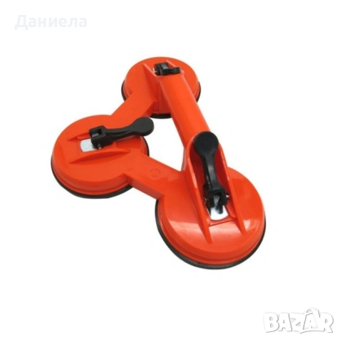 Троен вакуумен държач за стъкла – до 120 кг товароносимост, снимка 4 - Други стоки за дома - 53256897