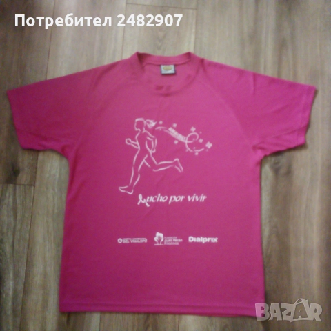 Дамска розова тениска , снимка 3 - Тениски - 51698494