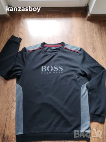 hugo boss tracksuit sweatshirt - страхотна мъжка блуза ХЛ, снимка 5 - Спортни дрехи, екипи - 49276640