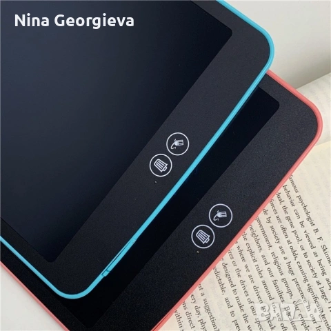 Детска дъска за рисуване Таблет, LCD екран, 12 инча., снимка 3 - Образователни игри - 53639720