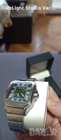 Часовник De santos cartier , снимка 6 - Мъжки - 54048540