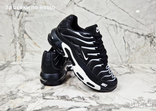 Nike Мъжки Черно-Бели Маратонки👟Мъжки Спортни Обувки В Цвят Черно-Бяло Найк Код P668, снимка 4 - Маратонки - 50578999