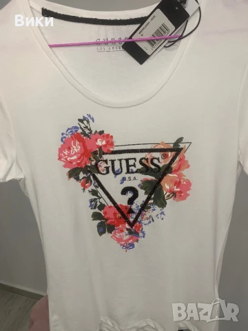 Тениска Guess размер М, снимка 6 - Тениски - 50449528