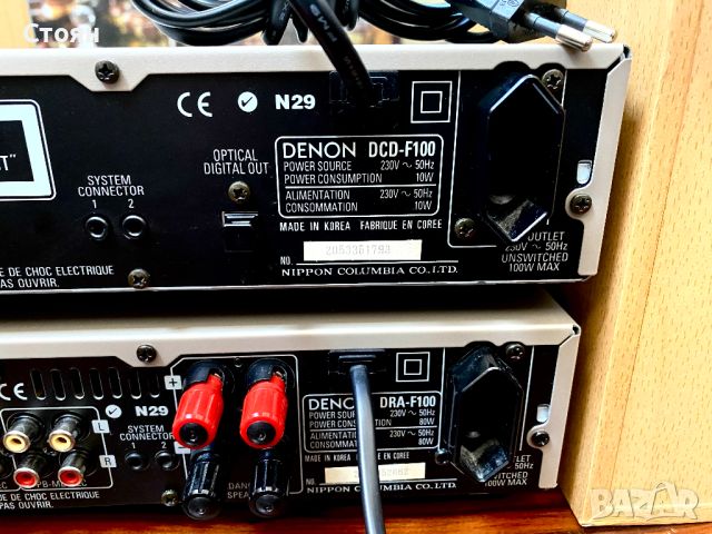 Транзисторна аудиосистема Denon с ДУ, снимка 12 - Аудиосистеми - 46430919