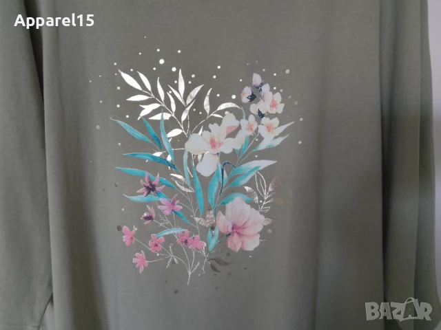 LC Waikiki нова памучна блуза, 3XL, снимка 2 - Блузи с дълъг ръкав и пуловери - 51258285