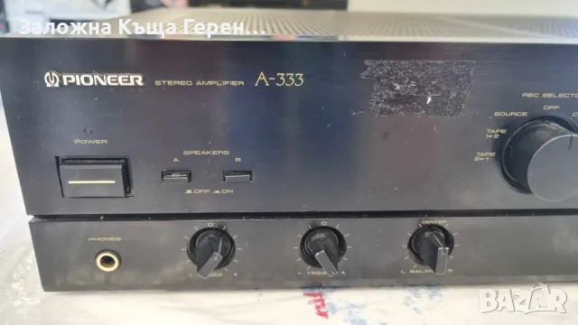 Усилвател Pioneer A 333, снимка 2 - Ресийвъри, усилватели, смесителни пултове - 47331320