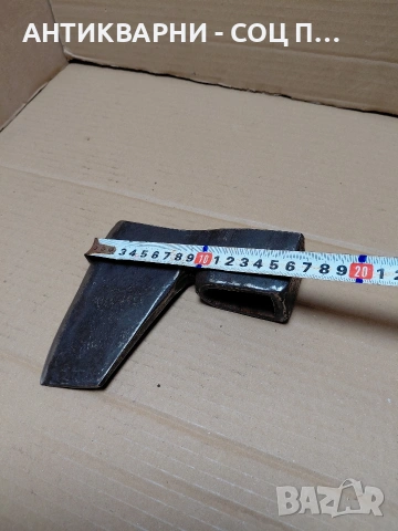 Соц Стара Ръчно Кована Брадва 1.250кг. НОМЕР 632., снимка 13 - Антикварни и старинни предмети - 54102120