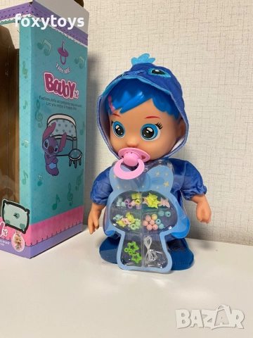 Ходещо и плачещо бебе кукла Стич,мъниста за гривна, Cry babies, Stitch, снимка 2 - Кукли - 52432501