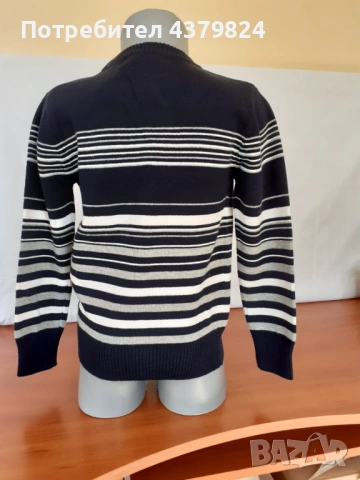 Нова  памучна  плетена жилетка за момче р.80, с этикет., снимка 2 - Жилетки и елечета за бебе - 53453477