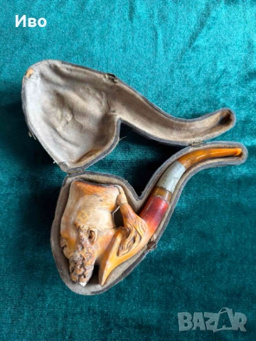 Лула от морска пяна, Кехлибарен мущук , Кехлибар 