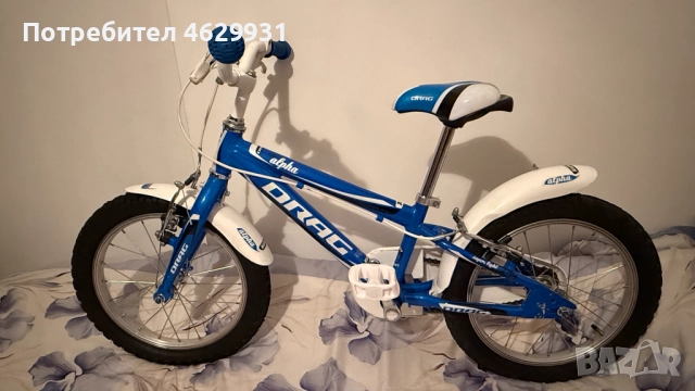 Детско Колело DRAG 16 ALFA, Детски велосипед 16", 16 цола.  В Отлично Състояние., снимка 6 - Детски велосипеди, триколки и коли - 52141149