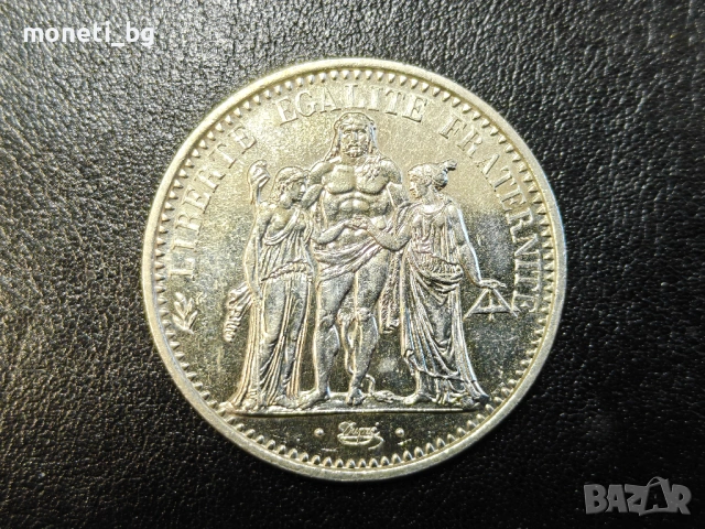 СРЕБРО Франция 10 франка 1967, снимка 2 - Нумизматика и бонистика - 53587863