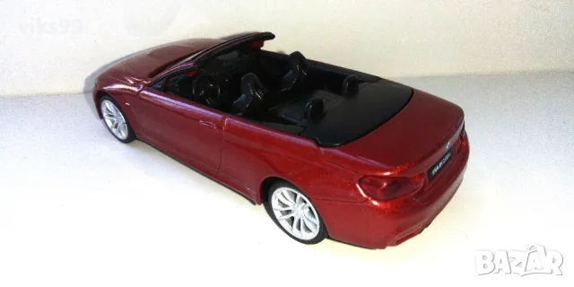 BMW M4 Cabrio CMC Toy Shell V-Power - Мащаб 1:43, снимка 2 - Колекции - 48600162