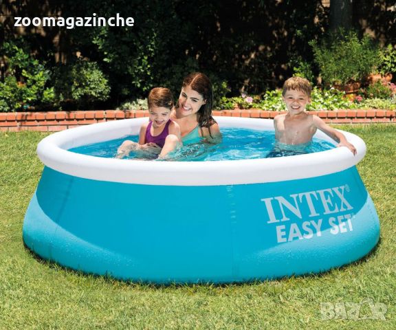 Надуваем басейн INTEX Easy Set, 183 х 51 см., снимка 2 - Басейни и аксесоари - 46286928