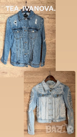 Дамско дънково яке Stradivarius 