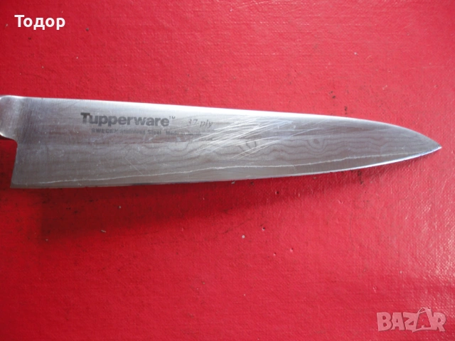 Японски нож от дамаска стомана , снимка 7 - Ножове - 53039772