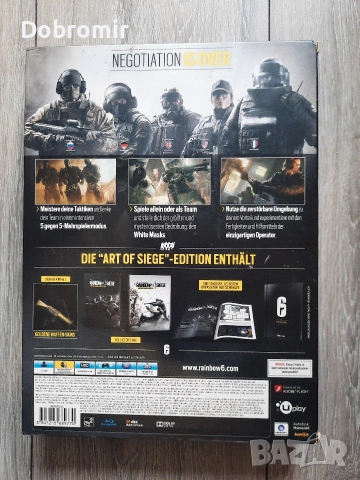 Rainbow Six Siege - Art of Siege Edition PS4, снимка 5 - Игри за PlayStation - 53282602