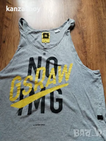 g-star flank long r tanktop - страхотен мъжки потник Л , снимка 5 - Тениски - 50058678