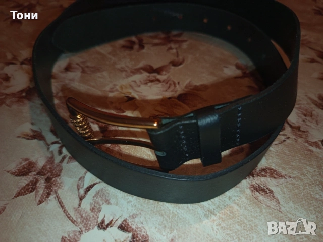  RL Нов Дамски Колан Изцяло от Естествена Кожа 110см. , снимка 3 - Колани - 53930950