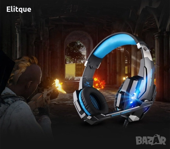 Интересни геймърски слушалки в два цвята KOTION EACH G9000 - EP8, снимка 11 - Друга електроника - 52819299